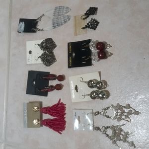 8 New Pairs of Pierced Earrings #108